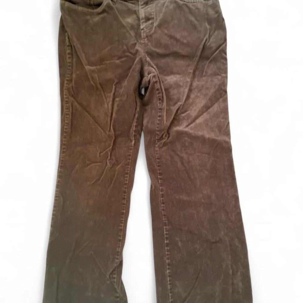 Sonoma Brown Ribbed Corduroy Flare Boot Cut Pants Size 14